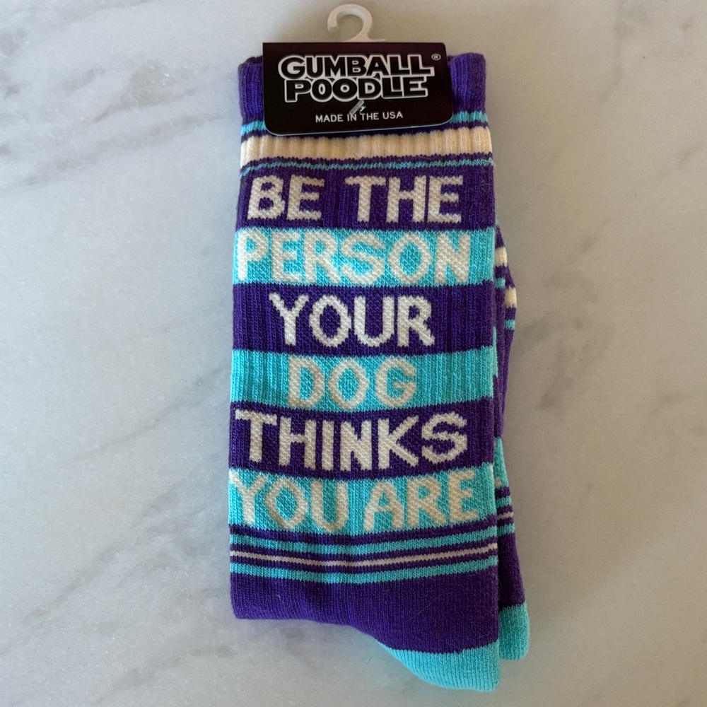 Unisex Gumball Poodle socks Be The Person Your Dog Thinks You Are